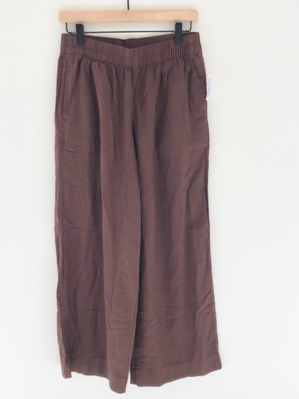 NWT Old Navy High-Waisted Linen-blend Super Wide-leg Pants - Picture 4 of 7